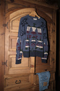 Blue Southwestern Sweater