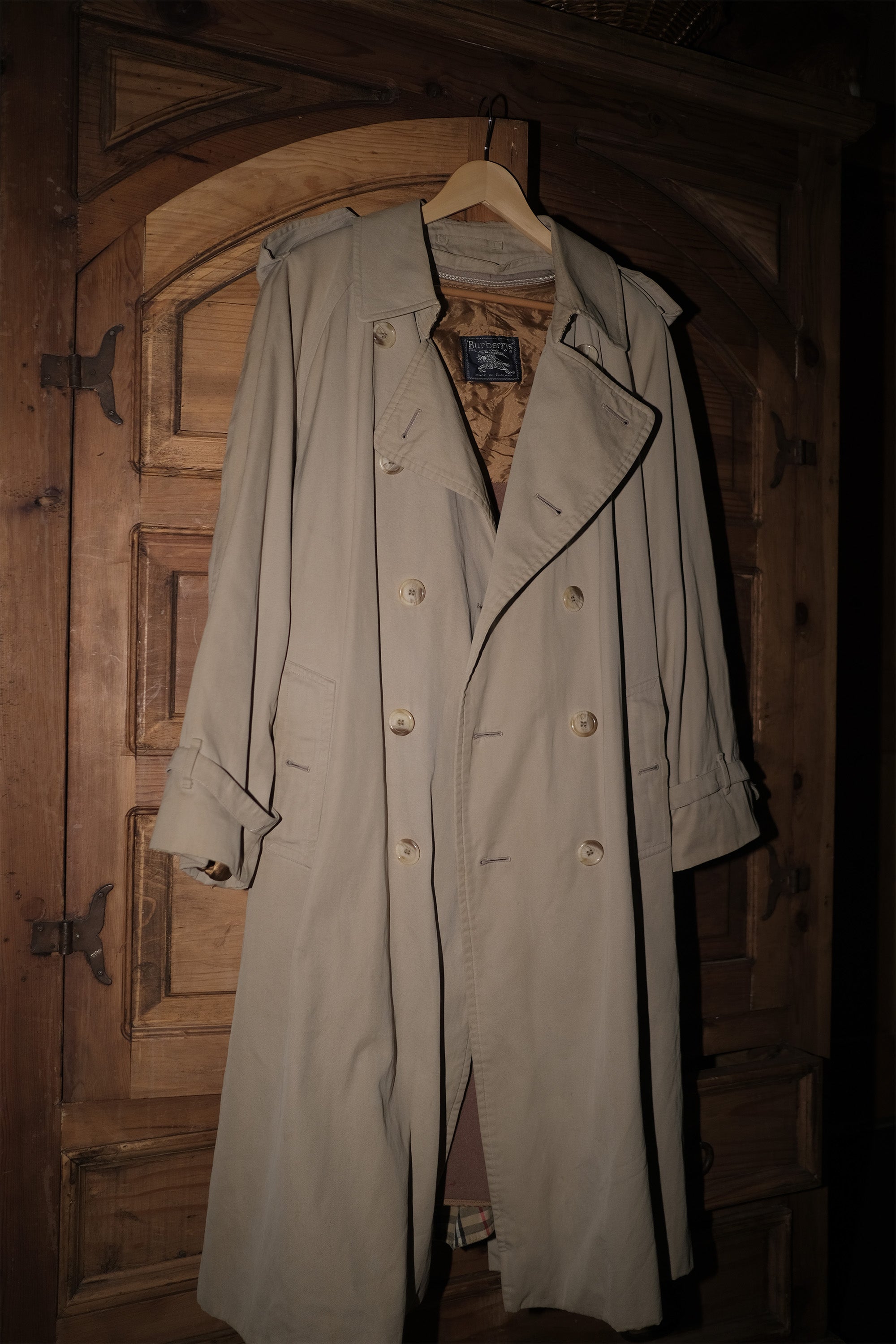 Burberrys Wool Lined Trench Coat