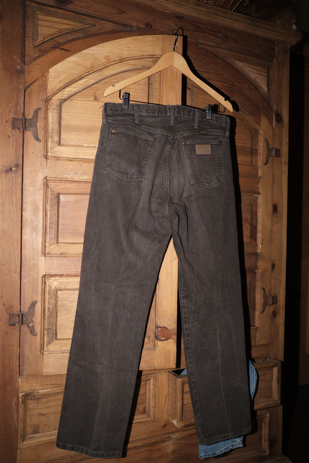 Faded Brown Wrangler Jeans