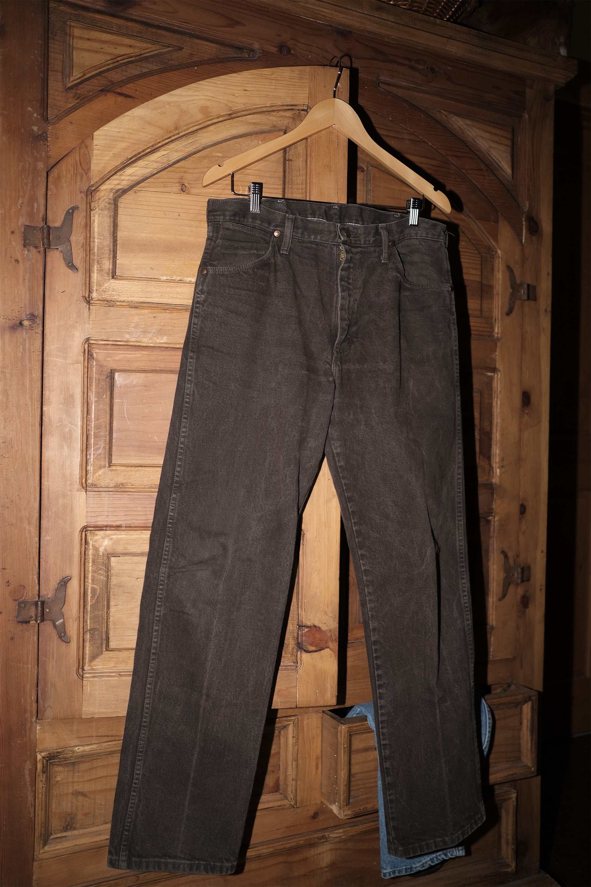 Faded Brown Wrangler Jeans