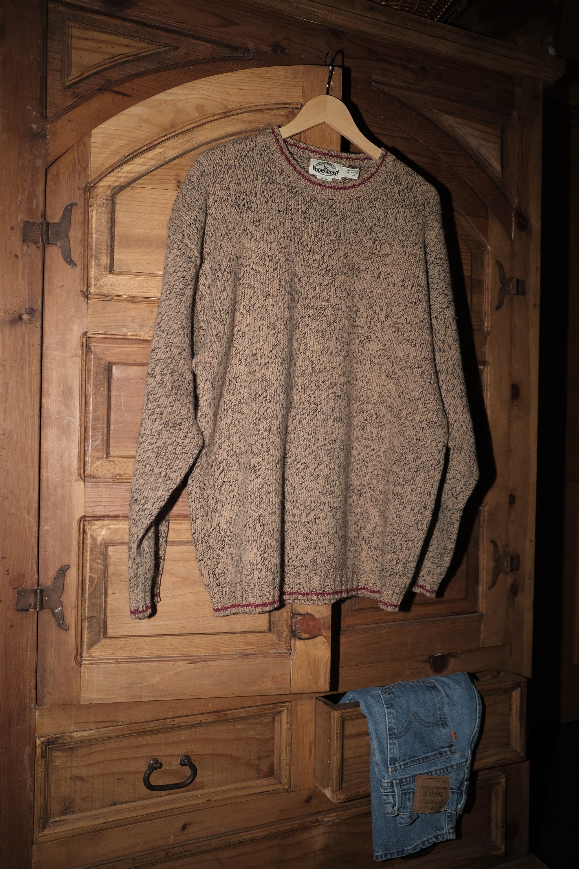 Oatmeal Marled Crewneck Sweater